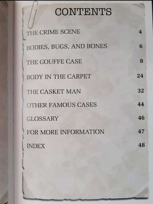 Corpses and Skeletons - Graphic Forensic Science ~ Rob Shone