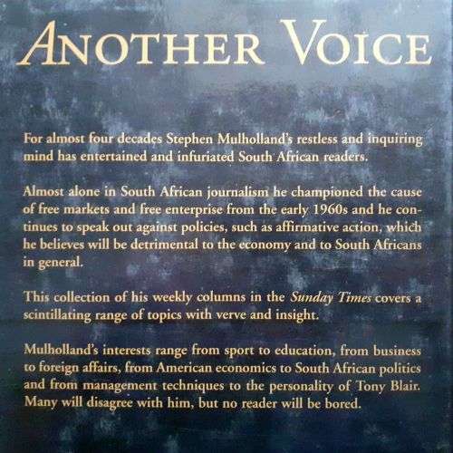 (signed) Another Voice ~ Stephen Mulholland