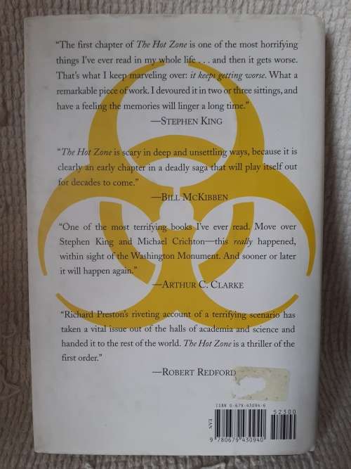 The Hot Zone ~ Richard Preston