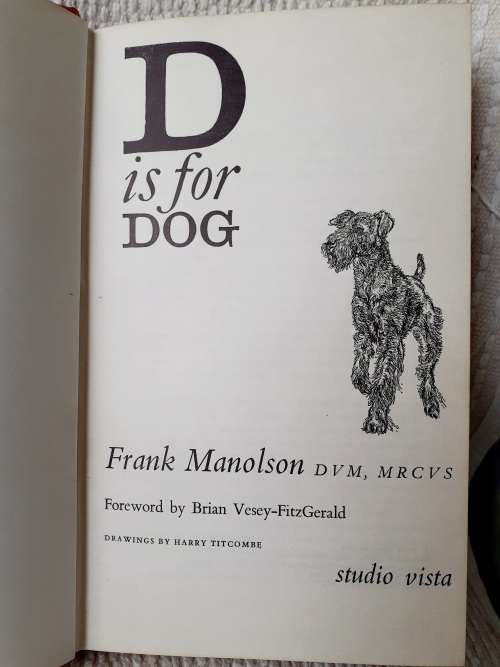 D is for Dog ~ Frank Manolson