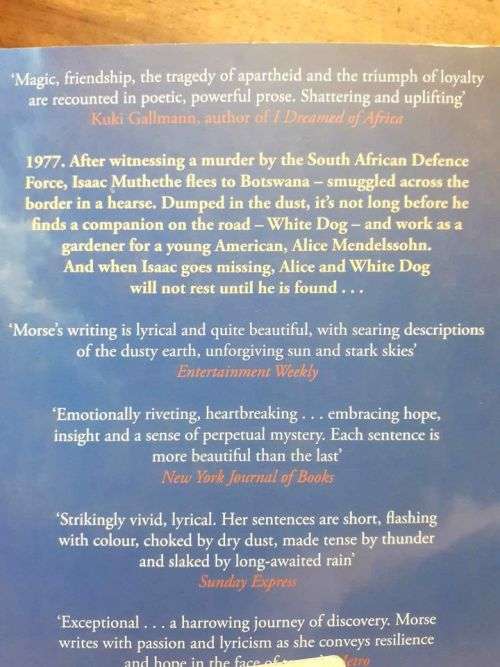 (signed) White Dog Fell From The Sky ~ Eleanor Morse