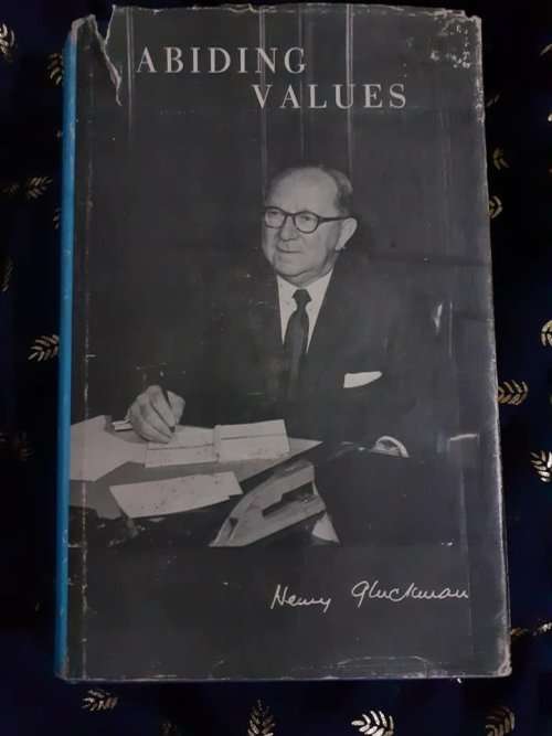 (signed) Abiding Values ~ Henry Gluckman