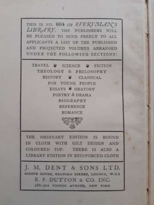 Restoration Plays Nr 604 EVERYMAN`S LIBRARY Poetry and the Drama