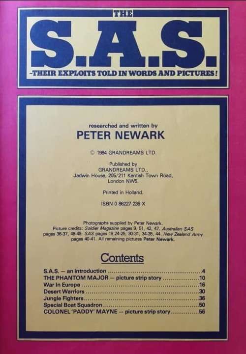 The S.A.S. Annual ~ Peter Newark