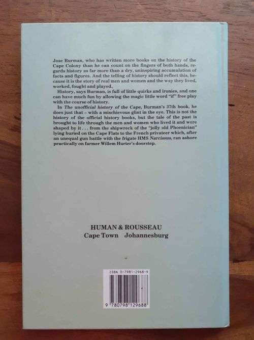 The Unofficial History of the Cape ~ Jose Burman