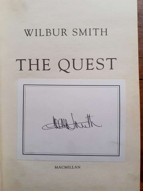 (signed) The Quest ~ Wilbur Smith