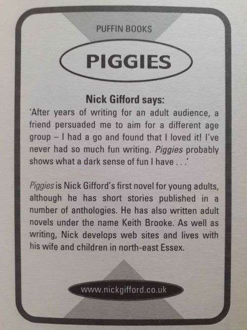 Piggies ~ Nick Gifford