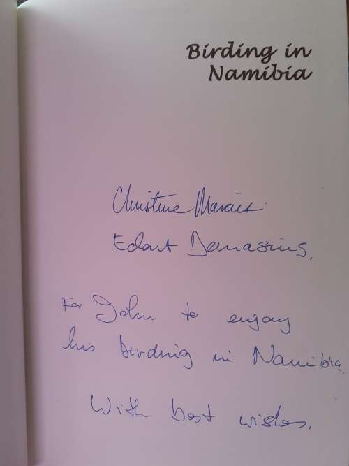 (Signed) Birding in Namibia ~ Demasius / Marais
