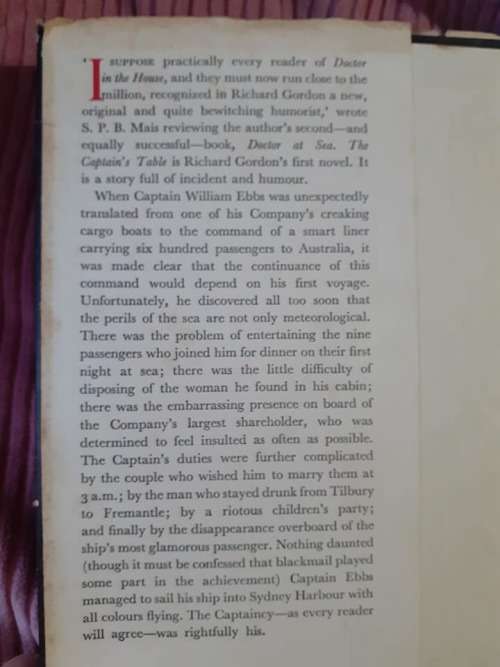 The Captain`s Table ~ Richard Gordon