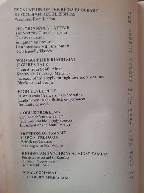 Sanctions Double-Cross Oil to Rhodesia ~ Jorge Jardim