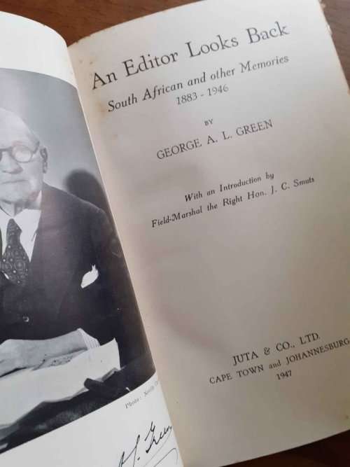 An Editor Looks Back ~ G A L Green