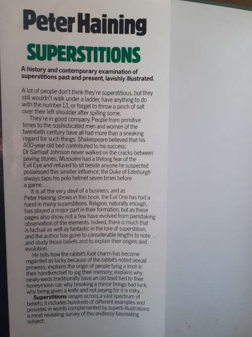Superstitions ~ Peter Haining