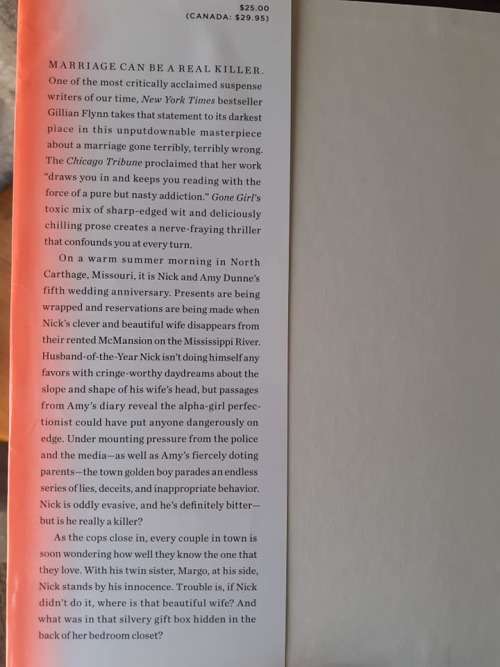 Gone Girl ~ Gillian Flynn