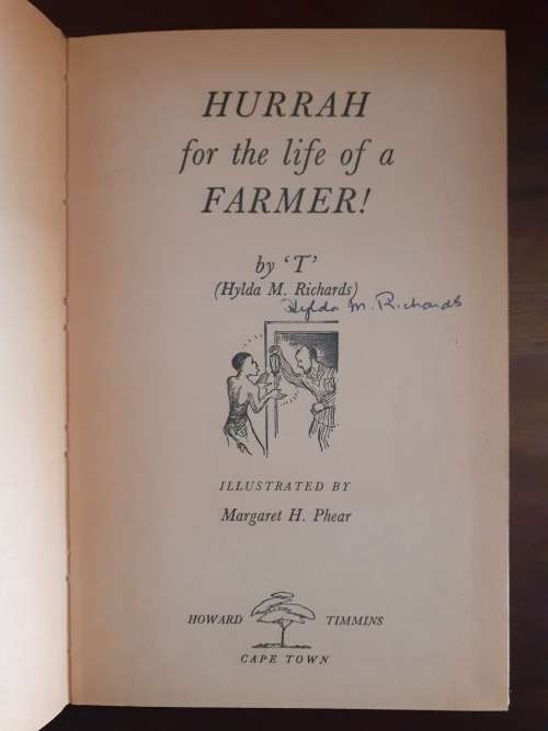 (signed) Hurrah For The Life of a Farmer ~ Hylda M Richards