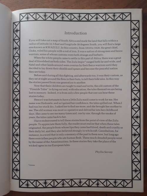 Zulu Fireside Tales ~ Phyllis Savory