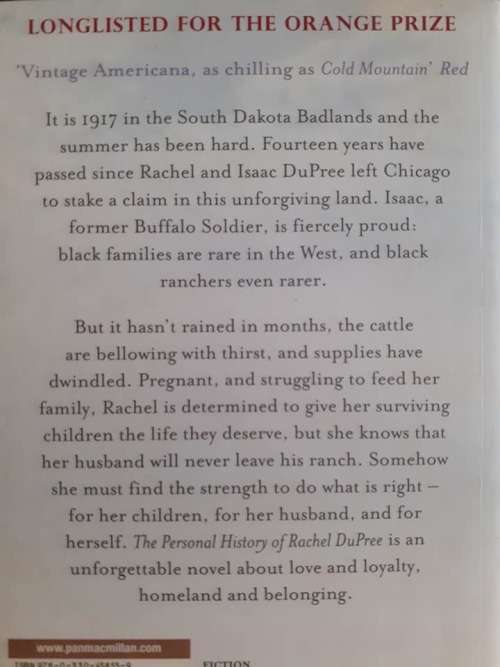 The Personal History of Rachel DuPreez  ~ Ann Weisgarber