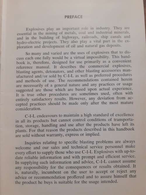 Blasters` Handbook ~ CANADIAN INDUSTRIES LTD
