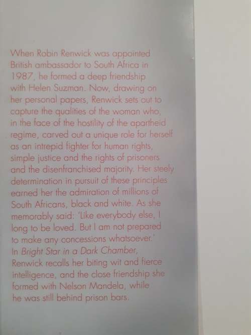 Helen Suzman ~ Robin Renwick