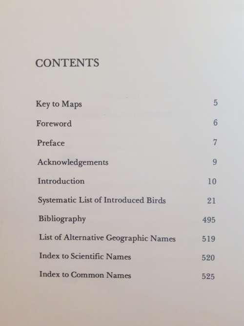 Introduced Birds of the World ~ John L Long