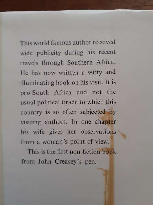 Optimists in Africa ~ John Creasey