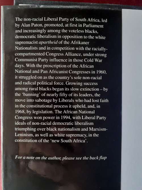 (signed) Liberals Against Apartheid ~ Randolph Vigne