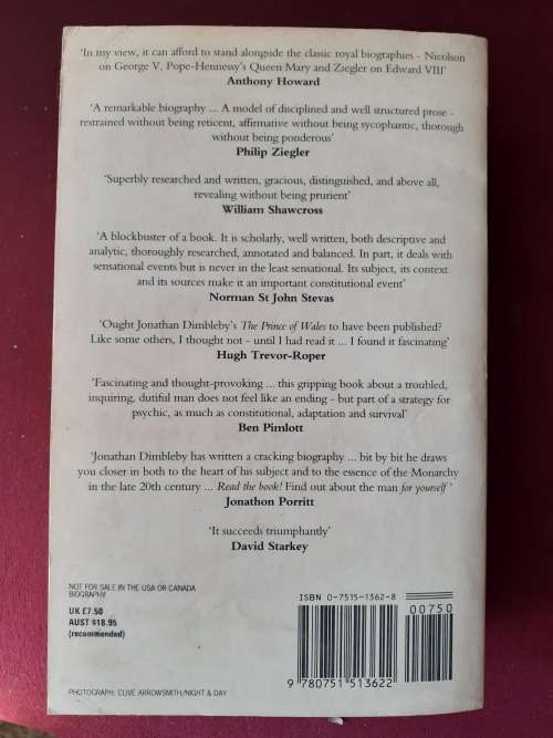 The Prince of Wales ~ Jonathan Dimbleby