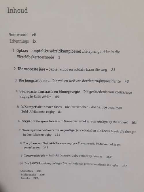 150 Jaar van SA Rugby ~ Wim van den Berg