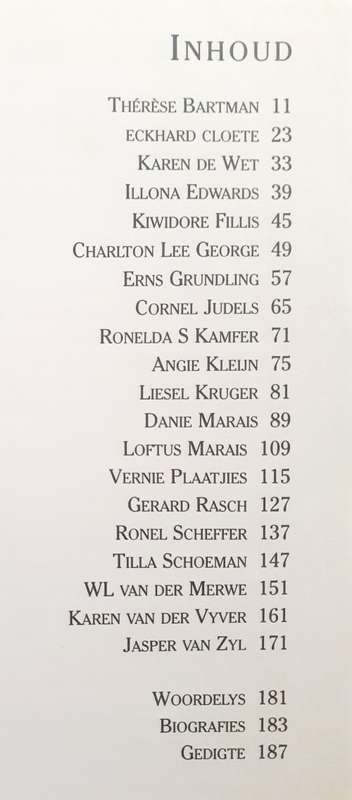Nuwe Stemme 3 ~ Krog / Schaffer