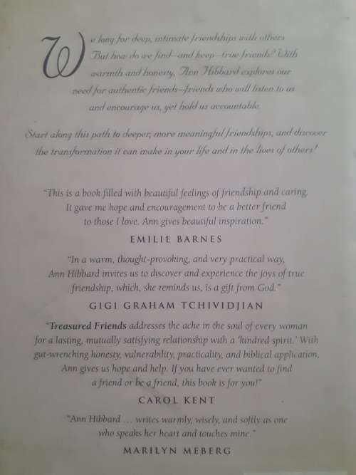 Treasured Friends ~ Ann Hibbard