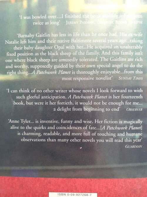 A Patchwork Planet ~ Anne Tyler