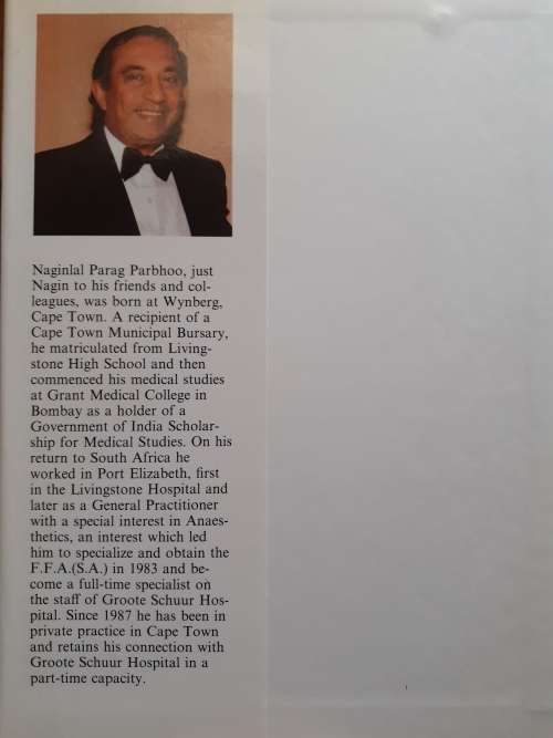 Five Decades - The South African Society of Anaethetists ~ Nagin Parbhoo