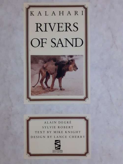 Kalahari - Rivers of Sand Degré / Robert / Knight / Cherry