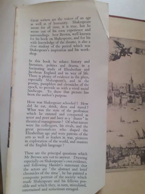 Shakespeare In His Time ~ Ivor Brown