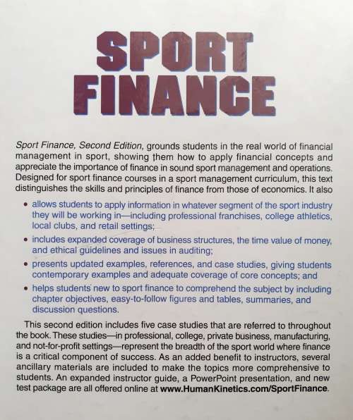 Sport Finance ~ Fried / Shapiro / DeSchriver