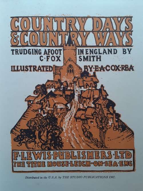 Country Days and Country Ways ~ C Fox Smith