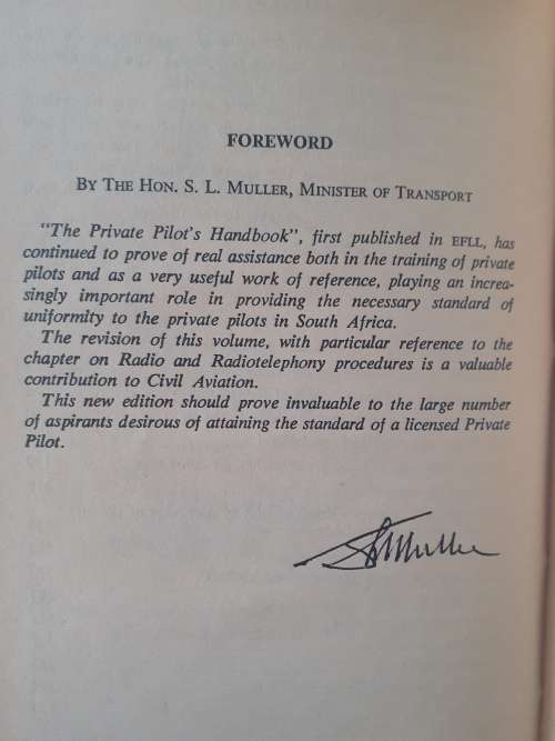 The Private Pilot`s Handbook ~ G D P Worthington