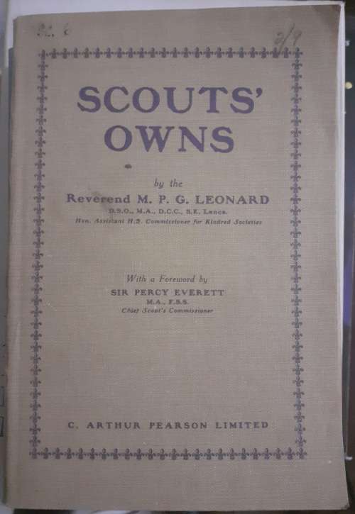 Scouts` Own ~ Rev. M P H Leonard