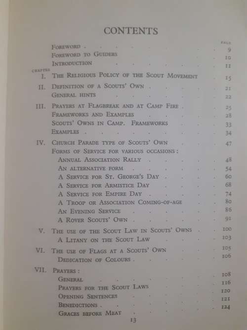 Scouts` Own ~ Rev. M P H Leonard