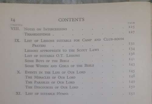 Scouts` Own ~ Rev. M P H Leonard