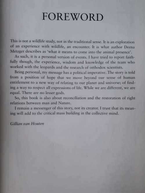 The Way of the Leopard ~ Gillian van Houten