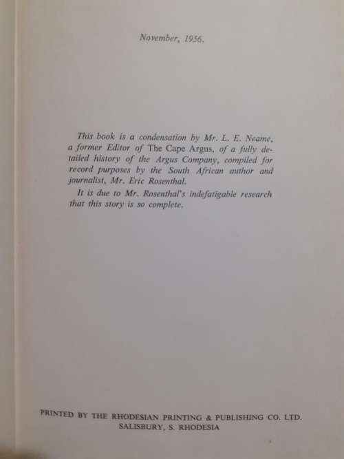Today`s News Today - the story of the Argus Company ~ ARGUS