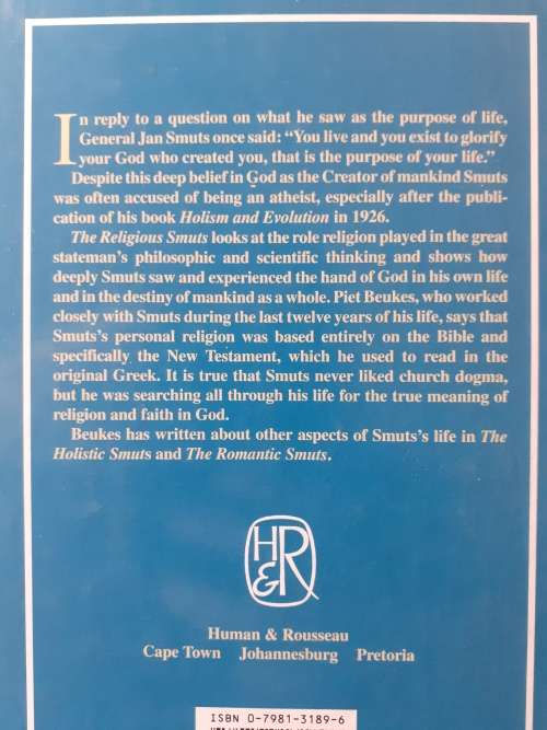 The Religious Smuts ~ Piet Beukes