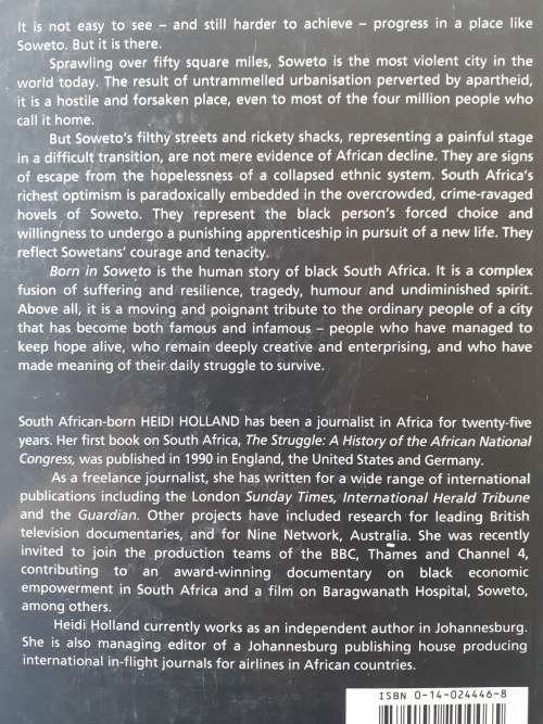 Born In Soweto ~ Heidi Holland