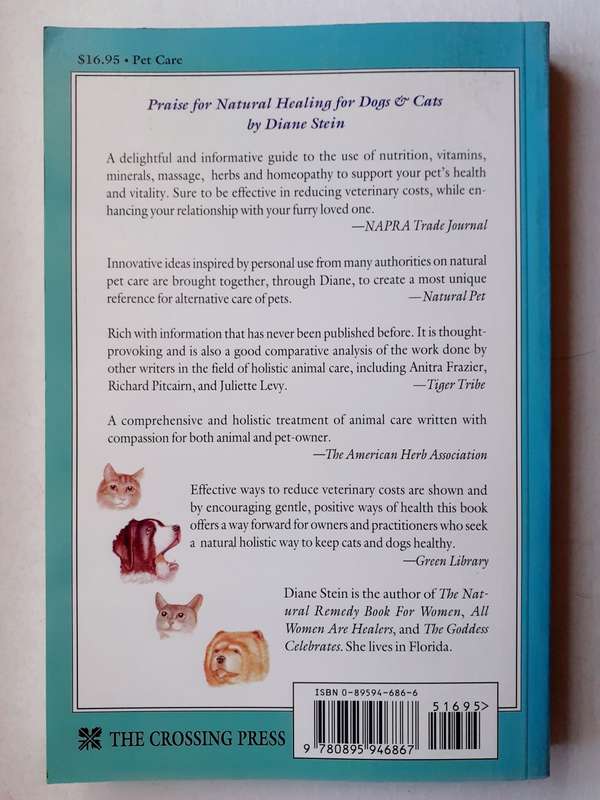 The Natural Remedy Book for Dogs & Cats ~ Diane Stein