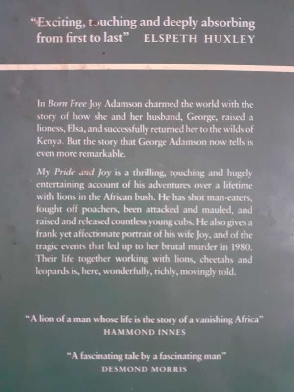 My Pride and Joy ~ George Adamson