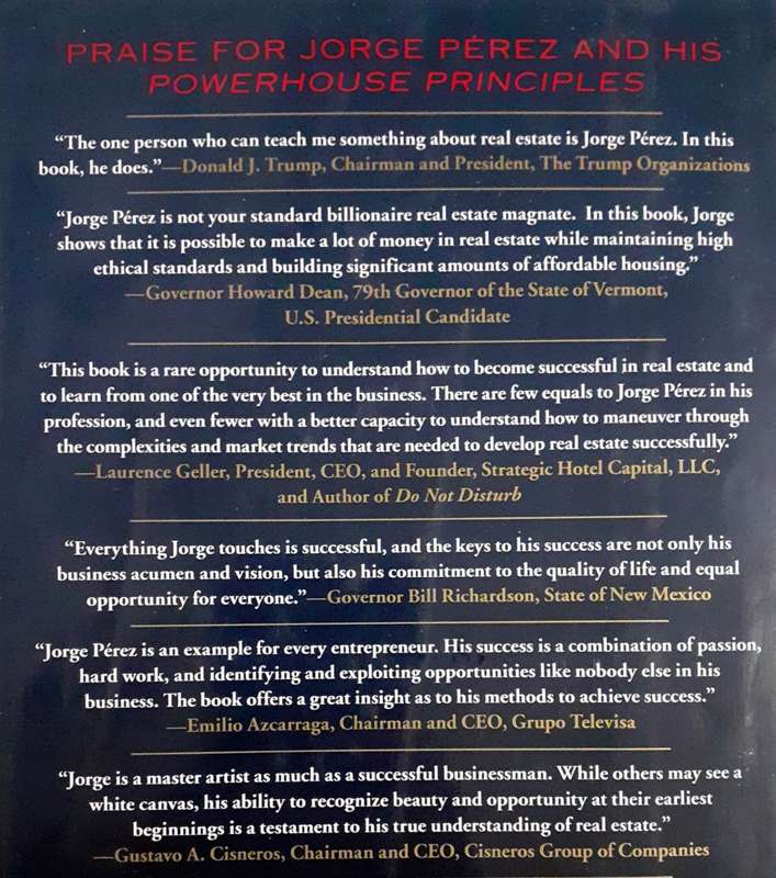 Powerhouse Principles ~ Jorge Pérez
