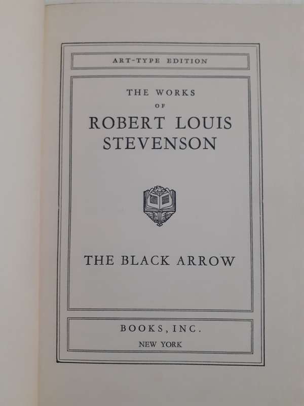 The Black Arrow ~ Robert Louis Stevenson