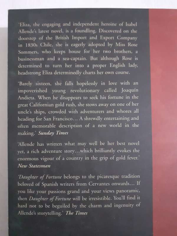 Daughter of Fortune ~ Isabel Allende