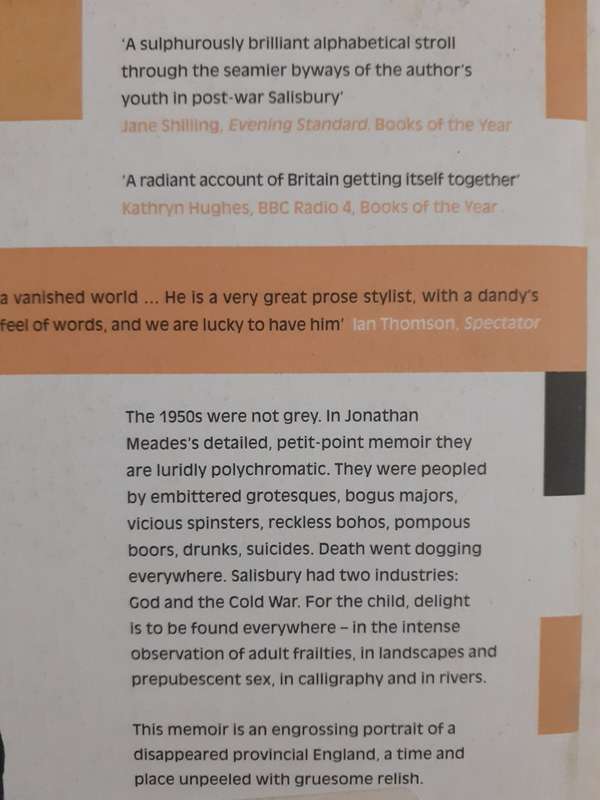 An Encyclopaedia of Myself ~ Jonathan Meades