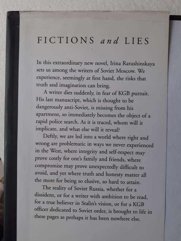 Fictions and Lies ~ Irina Ratushinskaya